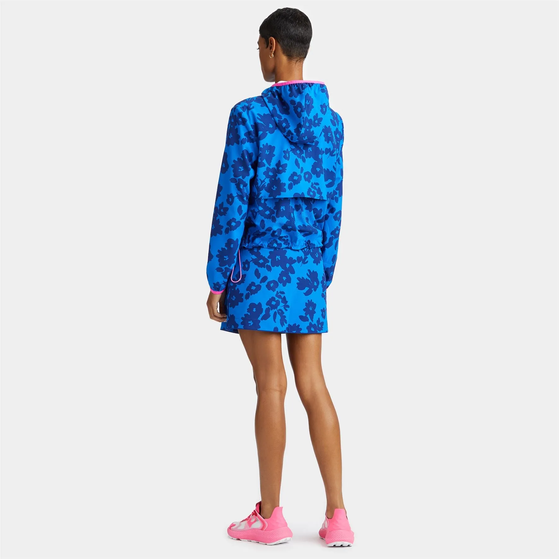 Womens Tonal Floral Wrap Maverick 4-Way Stretch Skort Surf - SS24