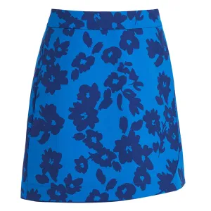 Womens Tonal Floral Wrap Maverick 4-Way Stretch Skort Surf - SS24