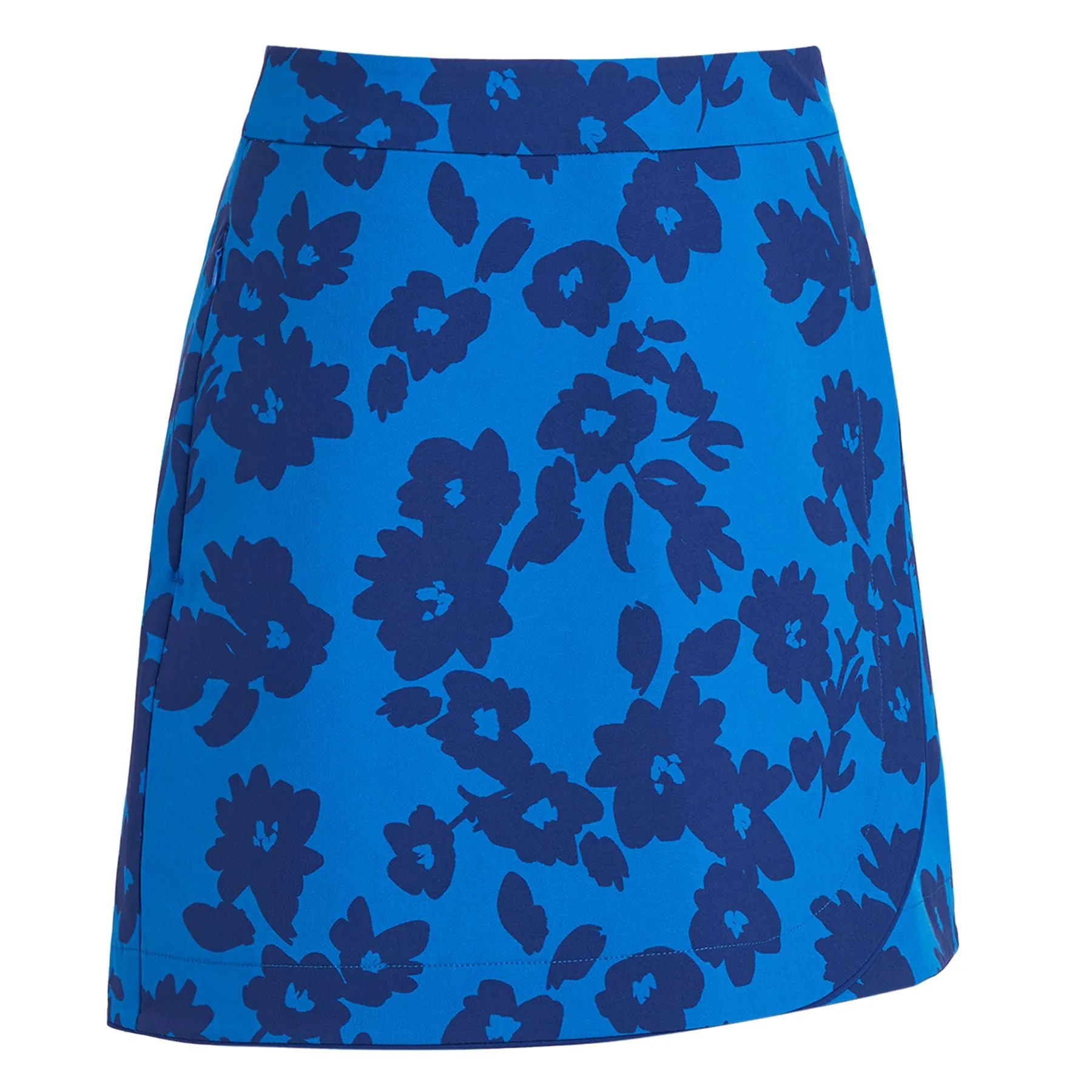 Womens Tonal Floral Wrap Maverick 4-Way Stretch Skort Surf - SS24